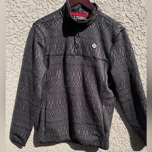 Avalanche Black and Gray sweater
